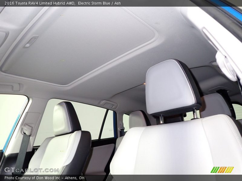 Electric Storm Blue / Ash 2016 Toyota RAV4 Limited Hybrid AWD