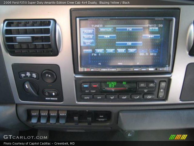 Blazing Yellow / Black 2006 Ford F350 Super Duty Amarillo Edition Crew Cab 4x4 Dually