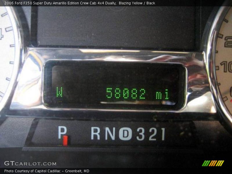 Blazing Yellow / Black 2006 Ford F350 Super Duty Amarillo Edition Crew Cab 4x4 Dually