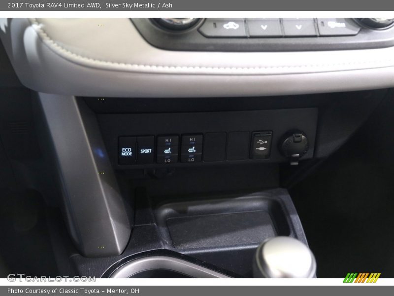 Silver Sky Metallic / Ash 2017 Toyota RAV4 Limited AWD
