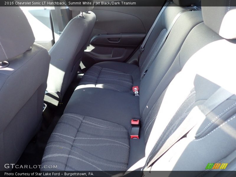 Summit White / Jet Black/Dark Titanium 2016 Chevrolet Sonic LT Hatchback