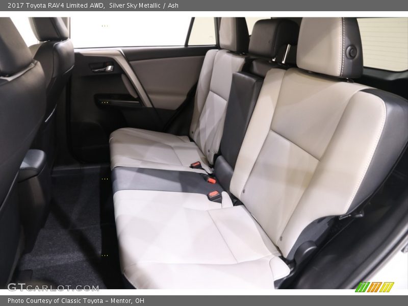 Silver Sky Metallic / Ash 2017 Toyota RAV4 Limited AWD