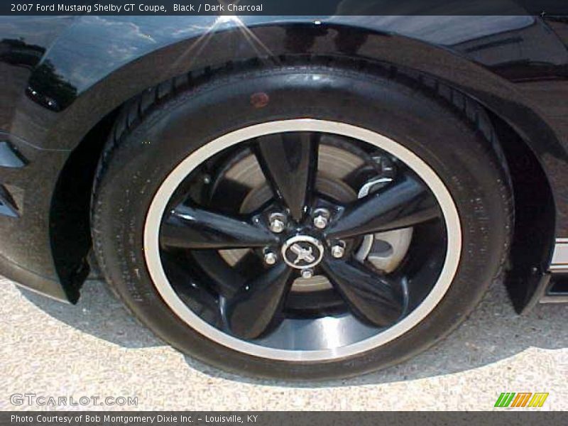Black / Dark Charcoal 2007 Ford Mustang Shelby GT Coupe