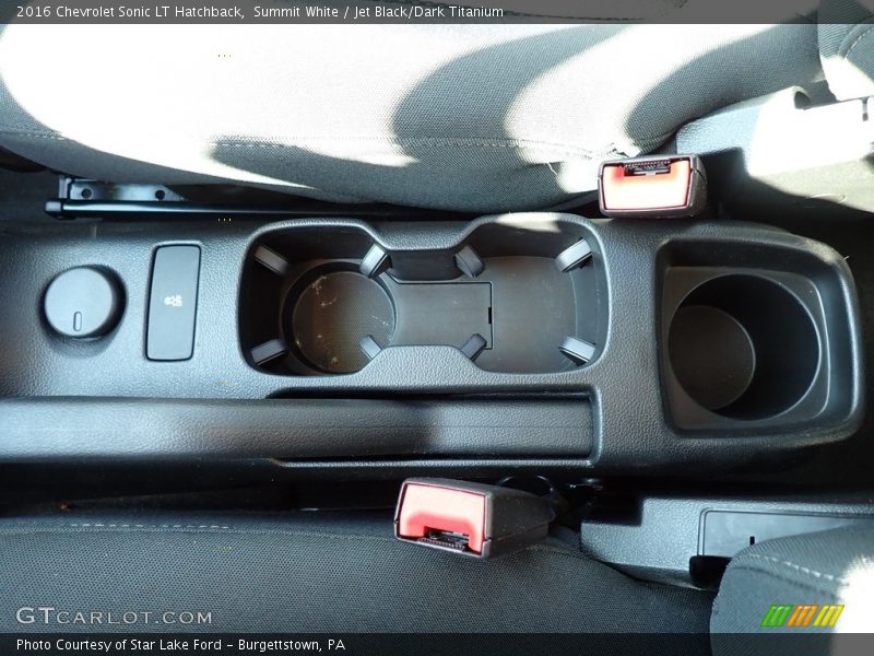 Summit White / Jet Black/Dark Titanium 2016 Chevrolet Sonic LT Hatchback