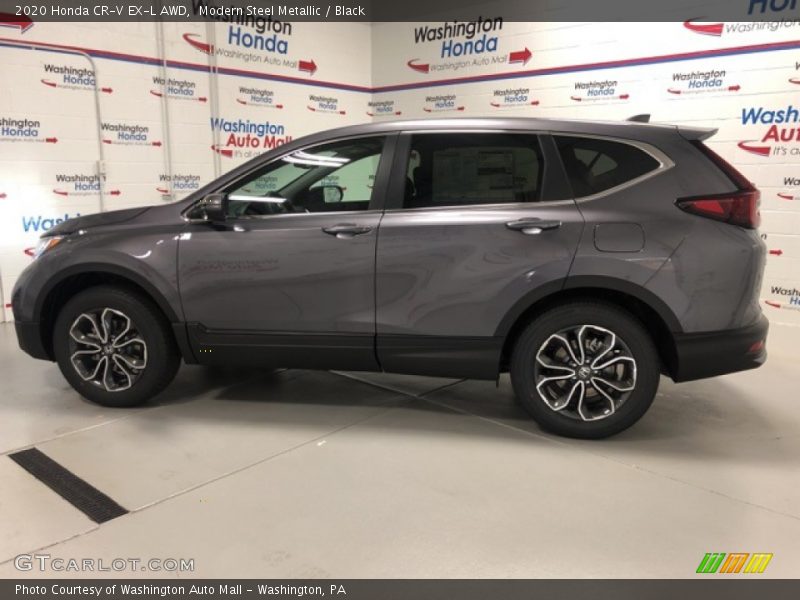Modern Steel Metallic / Black 2020 Honda CR-V EX-L AWD
