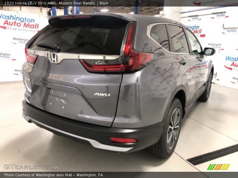 Modern Steel Metallic / Black 2020 Honda CR-V EX-L AWD