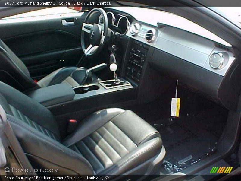 Black / Dark Charcoal 2007 Ford Mustang Shelby GT Coupe