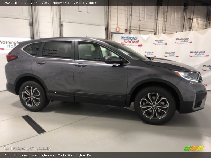 Modern Steel Metallic / Black 2020 Honda CR-V EX-L AWD