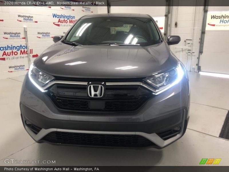 Modern Steel Metallic / Black 2020 Honda CR-V EX-L AWD
