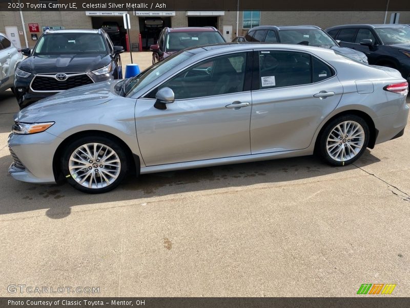 Celestial Silver Metallic / Ash 2020 Toyota Camry LE