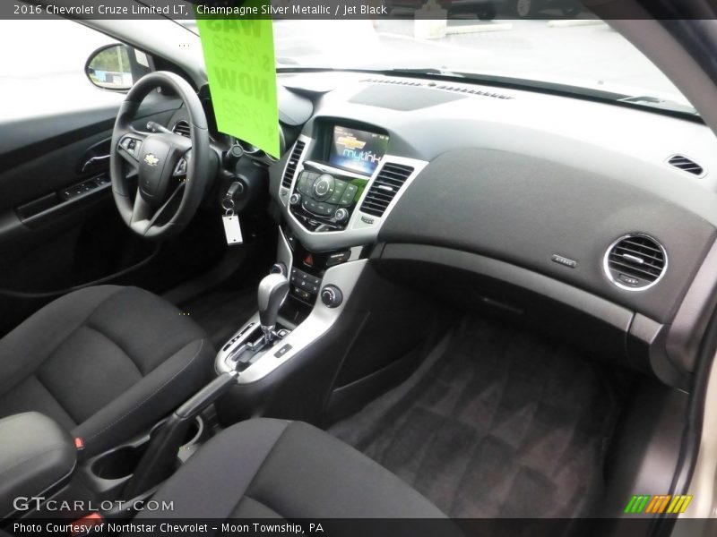Champagne Silver Metallic / Jet Black 2016 Chevrolet Cruze Limited LT
