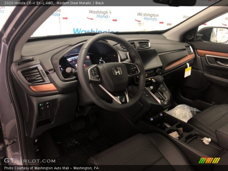 Modern Steel Metallic / Black 2020 Honda CR-V EX-L AWD