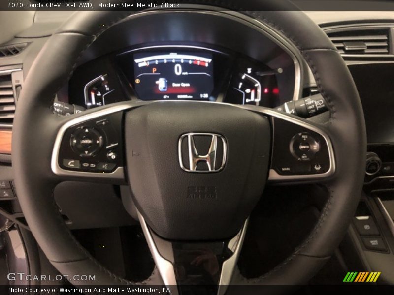 Modern Steel Metallic / Black 2020 Honda CR-V EX-L AWD