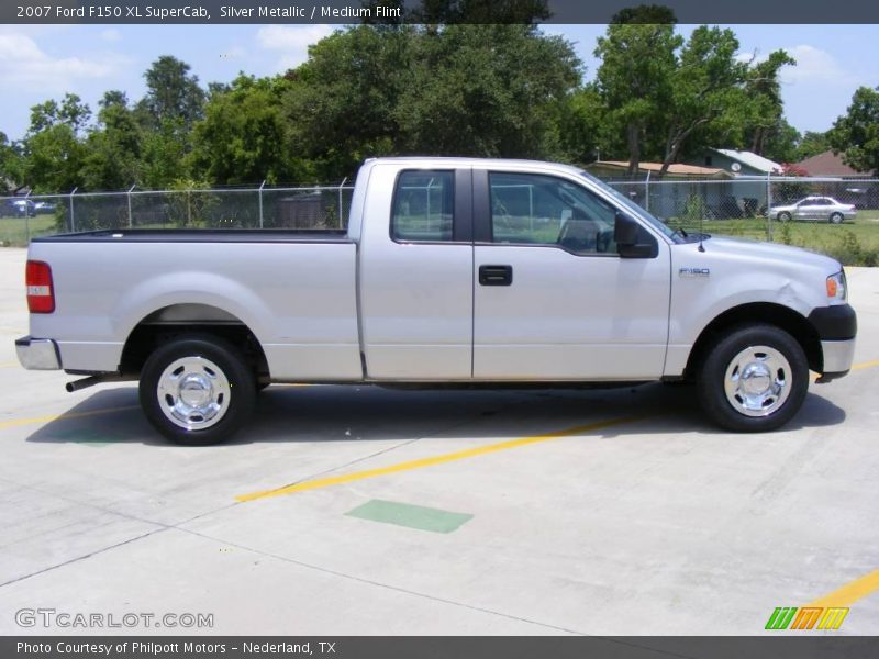 Silver Metallic / Medium Flint 2007 Ford F150 XL SuperCab