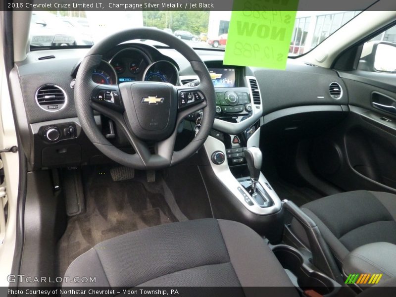 Champagne Silver Metallic / Jet Black 2016 Chevrolet Cruze Limited LT