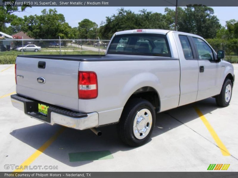 Silver Metallic / Medium Flint 2007 Ford F150 XL SuperCab