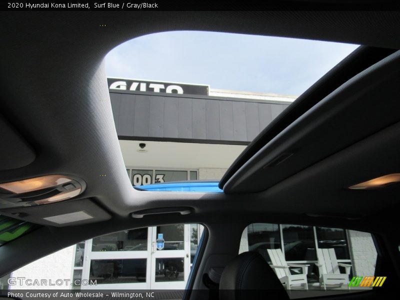 Surf Blue / Gray/Black 2020 Hyundai Kona Limited