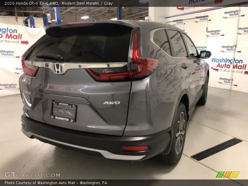 Modern Steel Metallic / Gray 2020 Honda CR-V EX-L AWD
