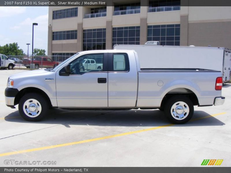 Silver Metallic / Medium Flint 2007 Ford F150 XL SuperCab