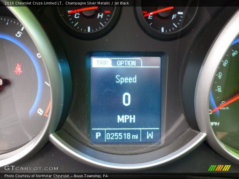 Champagne Silver Metallic / Jet Black 2016 Chevrolet Cruze Limited LT