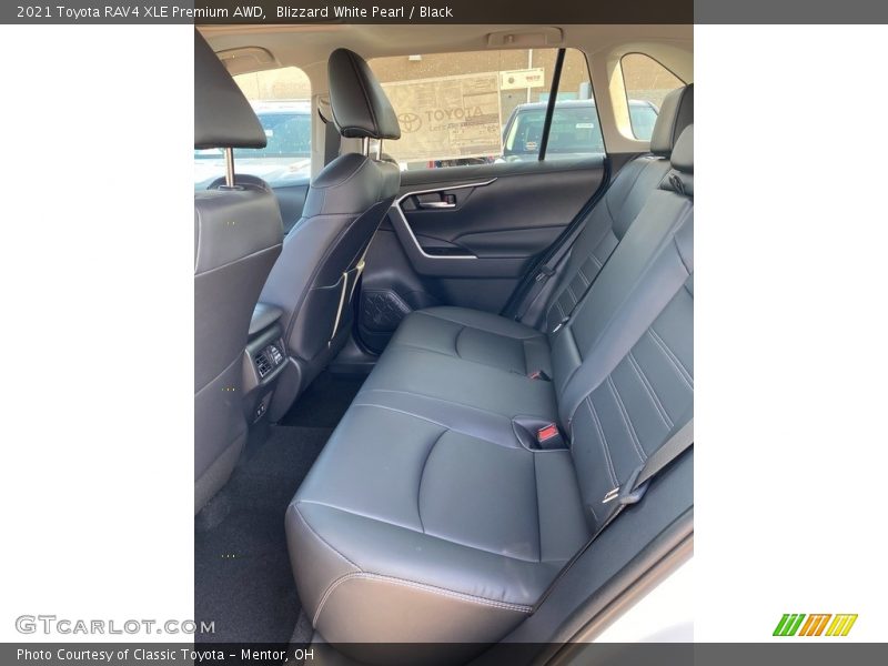 Rear Seat of 2021 RAV4 XLE Premium AWD
