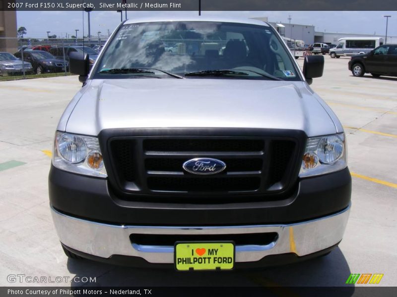 Silver Metallic / Medium Flint 2007 Ford F150 XL SuperCab