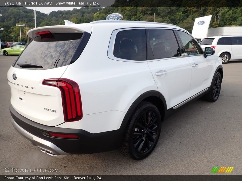 Snow White Pearl / Black 2021 Kia Telluride SX AWD