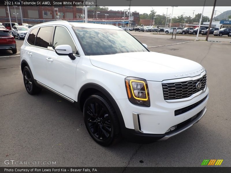 Snow White Pearl / Black 2021 Kia Telluride SX AWD