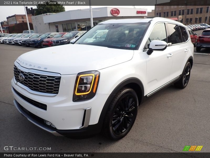 Snow White Pearl / Black 2021 Kia Telluride SX AWD