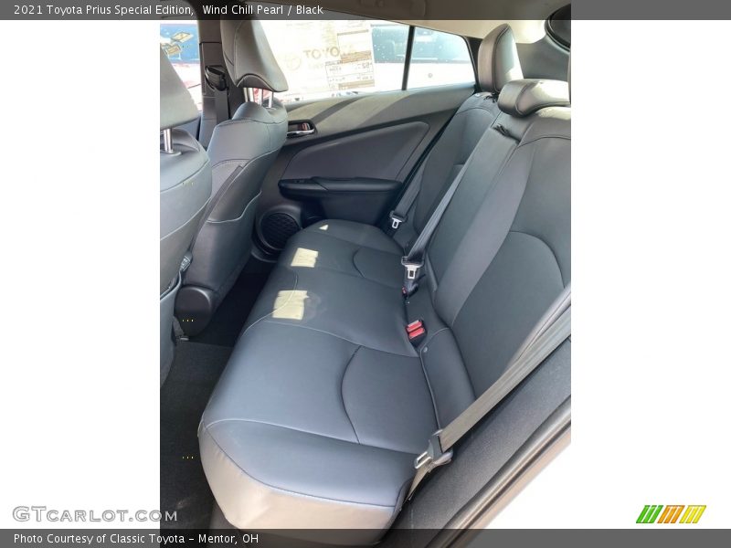 Rear Seat of 2021 Prius Special Edition