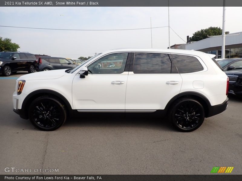 Snow White Pearl / Black 2021 Kia Telluride SX AWD