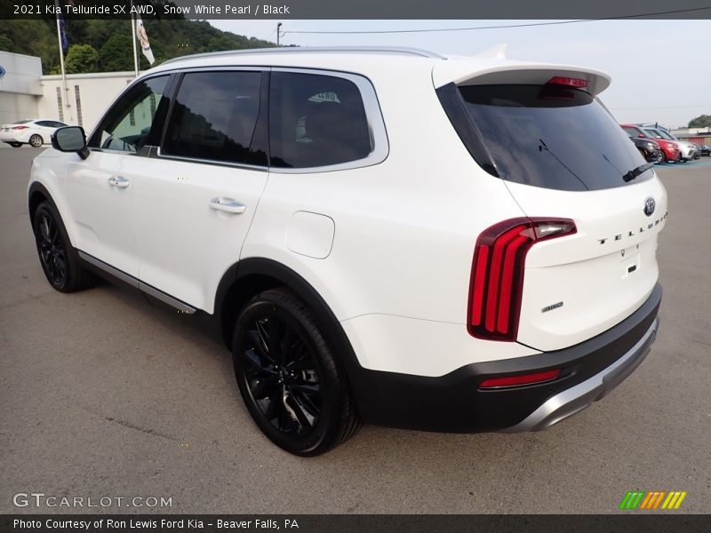Snow White Pearl / Black 2021 Kia Telluride SX AWD