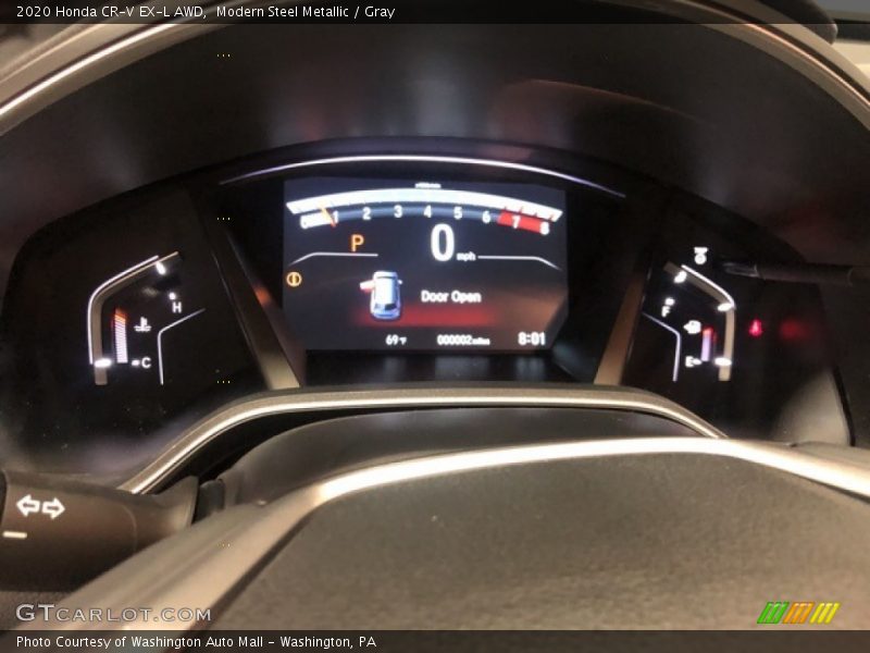 Modern Steel Metallic / Gray 2020 Honda CR-V EX-L AWD
