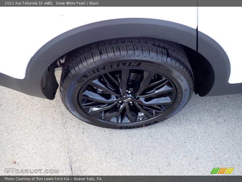 Snow White Pearl / Black 2021 Kia Telluride SX AWD