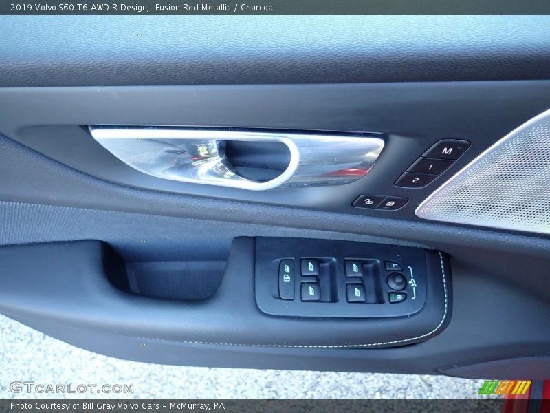Fusion Red Metallic / Charcoal 2019 Volvo S60 T6 AWD R Design
