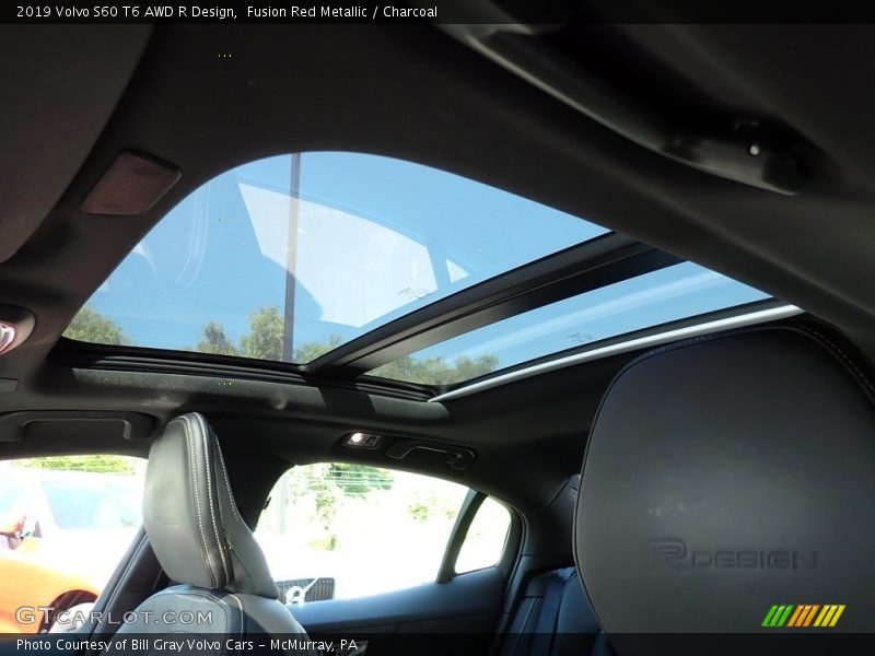 Fusion Red Metallic / Charcoal 2019 Volvo S60 T6 AWD R Design