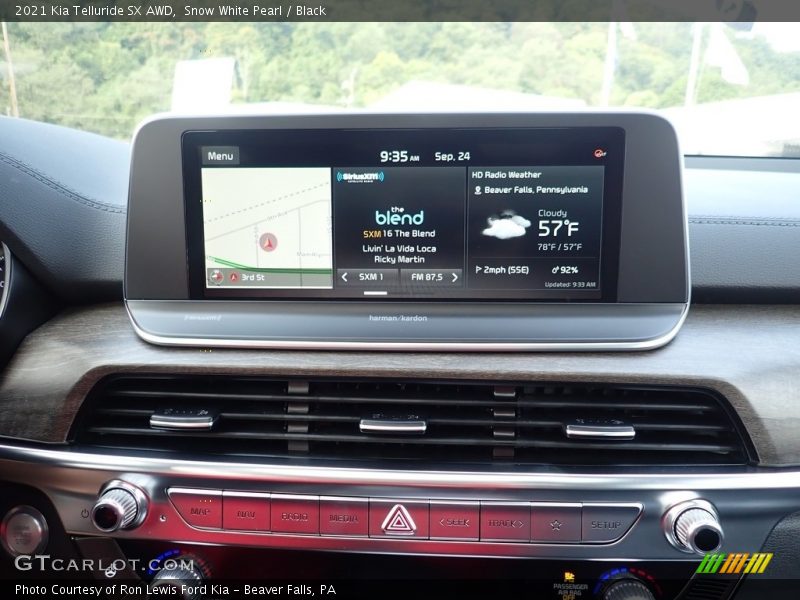 Snow White Pearl / Black 2021 Kia Telluride SX AWD