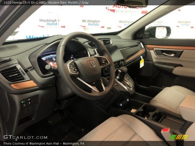 Modern Steel Metallic / Gray 2020 Honda CR-V EX-L AWD