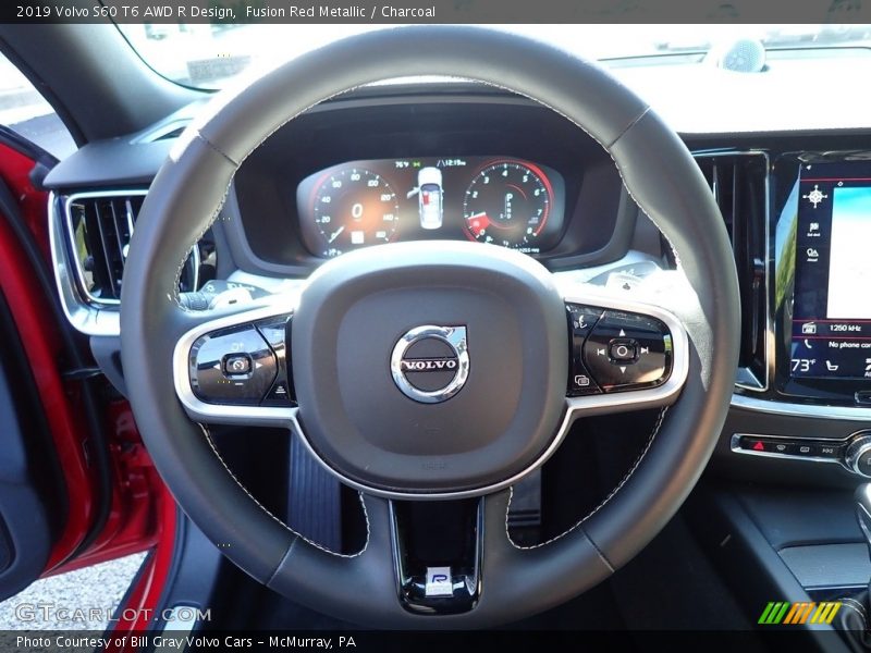  2019 S60 T6 AWD R Design Steering Wheel