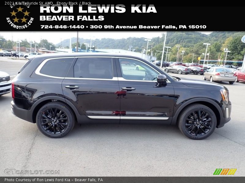 Ebony Black / Black 2021 Kia Telluride SX AWD