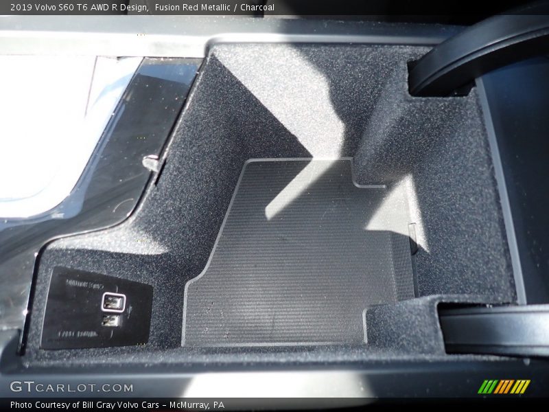 Fusion Red Metallic / Charcoal 2019 Volvo S60 T6 AWD R Design