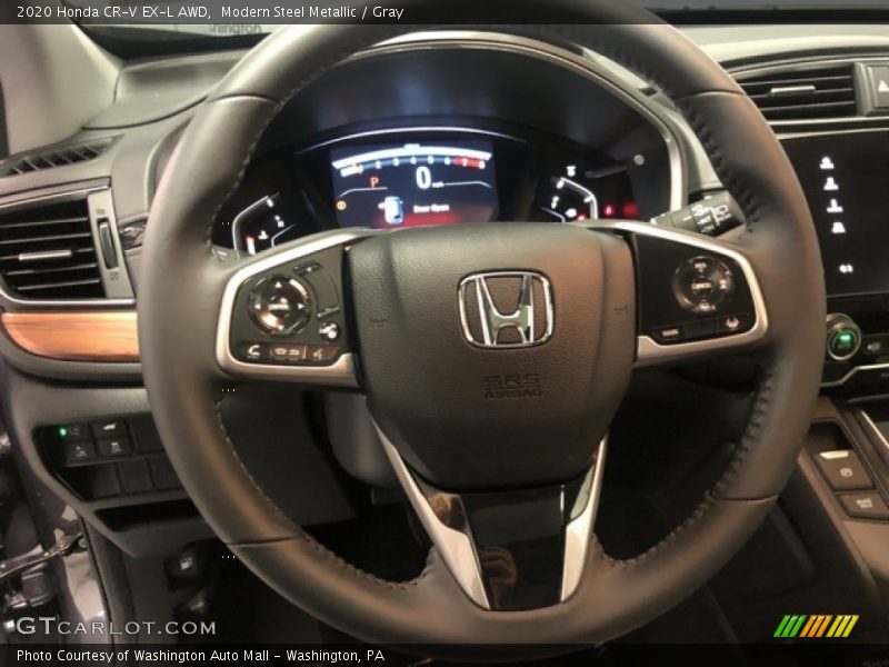 Modern Steel Metallic / Gray 2020 Honda CR-V EX-L AWD