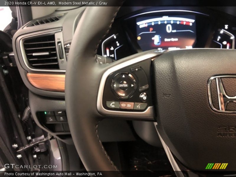 Modern Steel Metallic / Gray 2020 Honda CR-V EX-L AWD
