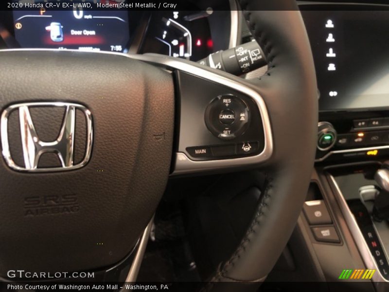 Modern Steel Metallic / Gray 2020 Honda CR-V EX-L AWD