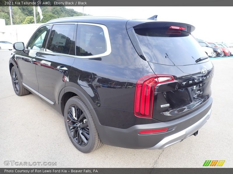 Ebony Black / Black 2021 Kia Telluride SX AWD