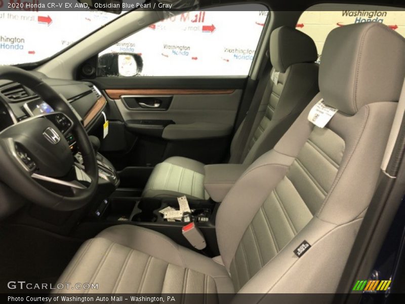 Obsidian Blue Pearl / Gray 2020 Honda CR-V EX AWD