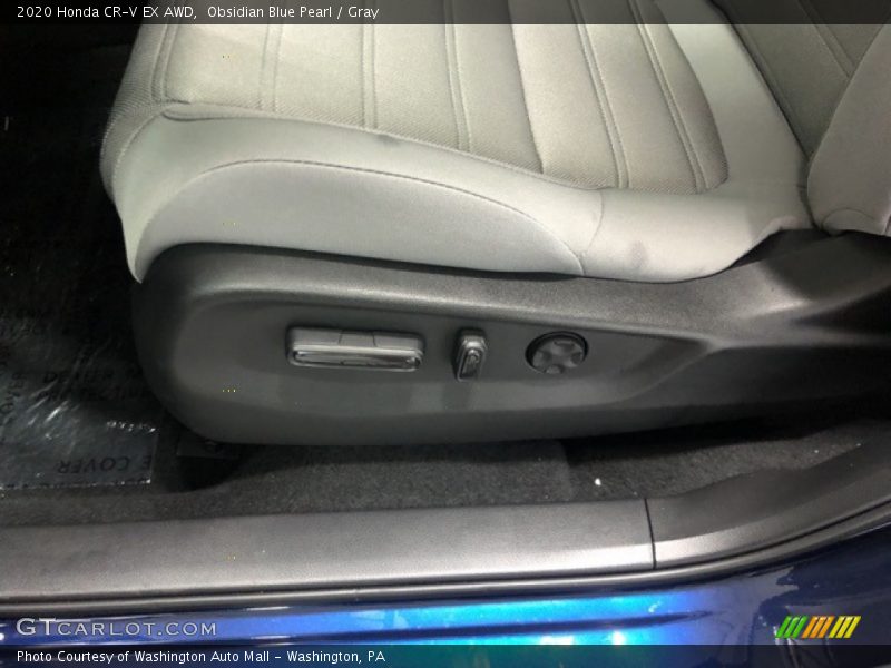 Obsidian Blue Pearl / Gray 2020 Honda CR-V EX AWD