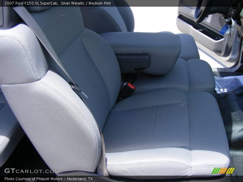 Silver Metallic / Medium Flint 2007 Ford F150 XL SuperCab