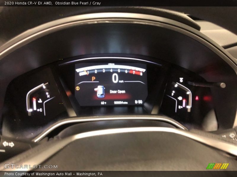 Obsidian Blue Pearl / Gray 2020 Honda CR-V EX AWD