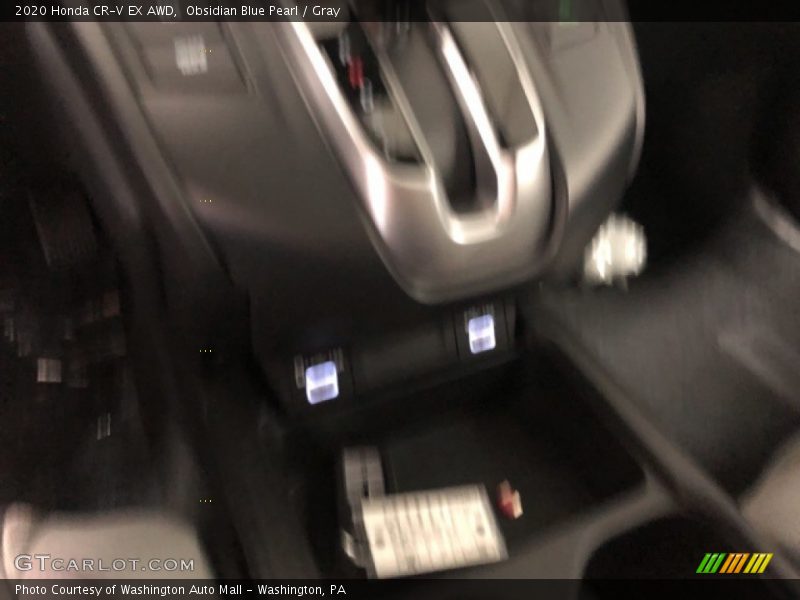 Obsidian Blue Pearl / Gray 2020 Honda CR-V EX AWD